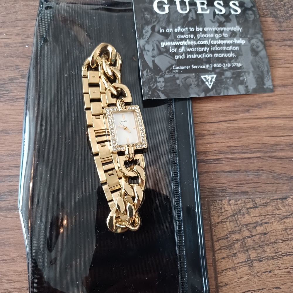 Guess Ladies Dress Watch with Crystals